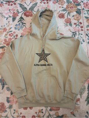 Alpha Gamma Delta Cheetah Hoodie